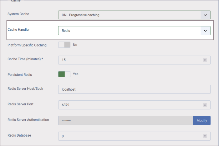 6 redis joomla selected.png