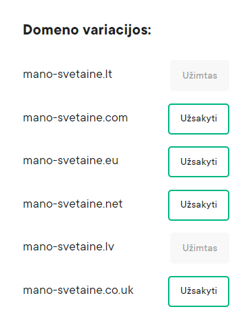 Alternatyvūs domenai