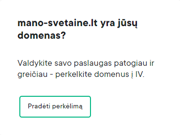Domeno perkėlimas