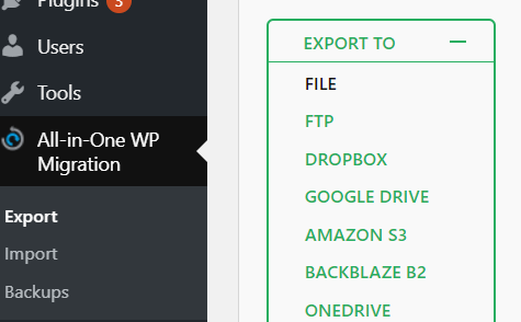 All-in-One WP Migration