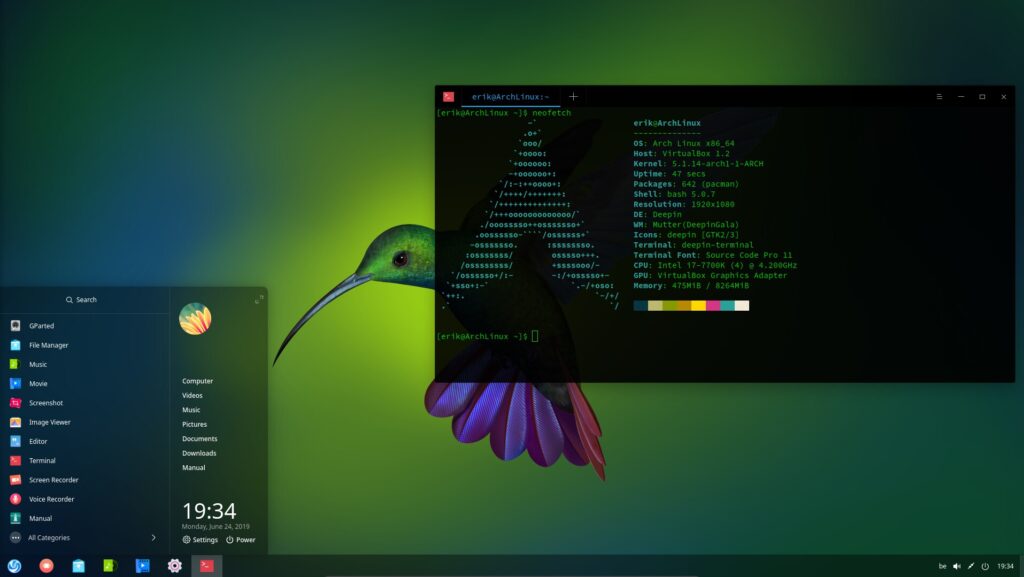 archLinux desktop